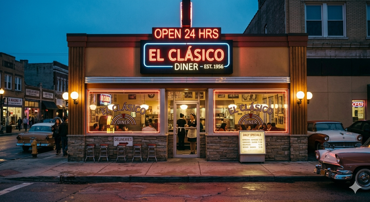 Historia de El Clásico Diner
